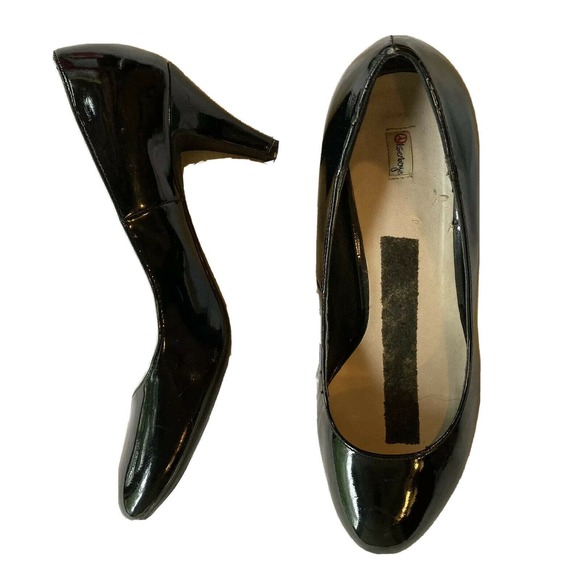 Olsenboye Shoes - Olsenboye Heels Sz 9 Pumps Shiny Black Career Shoes Business Work Patent Womens
